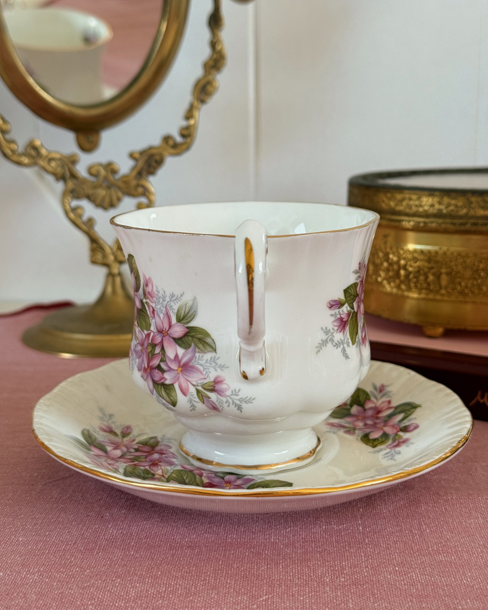 Vintage Paragon Mayflower Cup Saucer Set