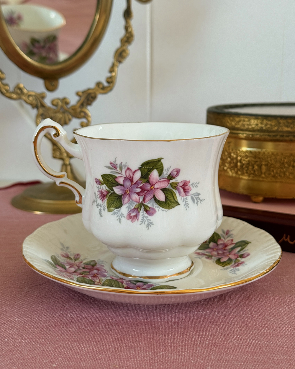 Vintage Paragon Mayflower Cup Saucer Set