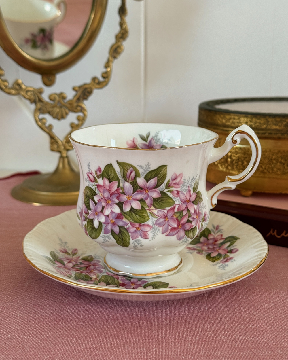 Vintage Paragon Mayflower Cup Saucer Set