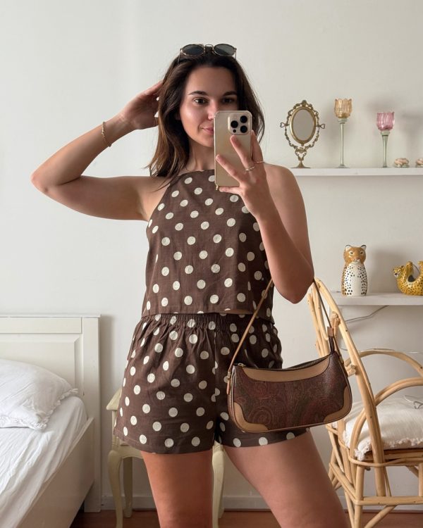 chocolate-polka-dot-cotton-blend-matching-set-2