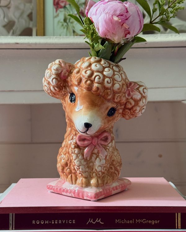 Pampered Puppy Vase