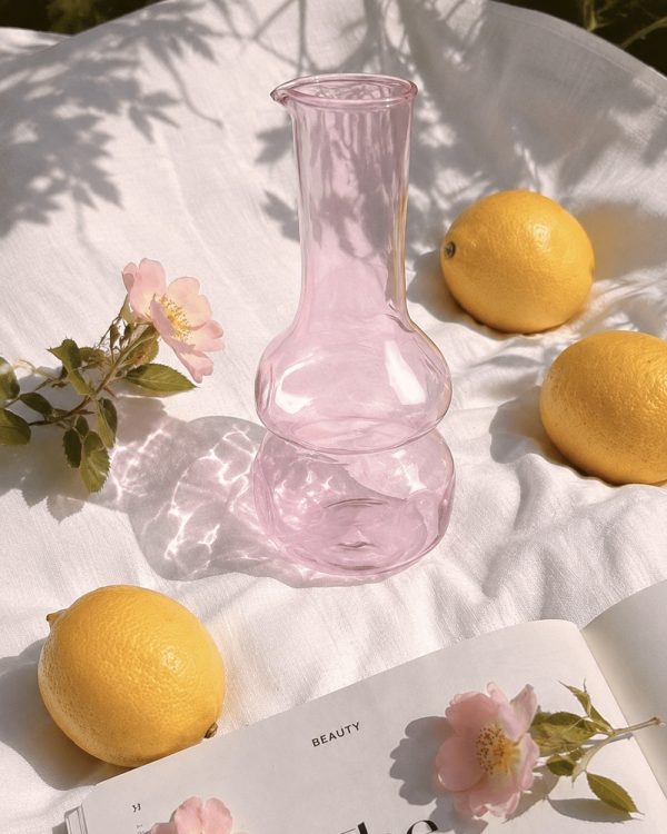 Atelier Rose Glass Carafe