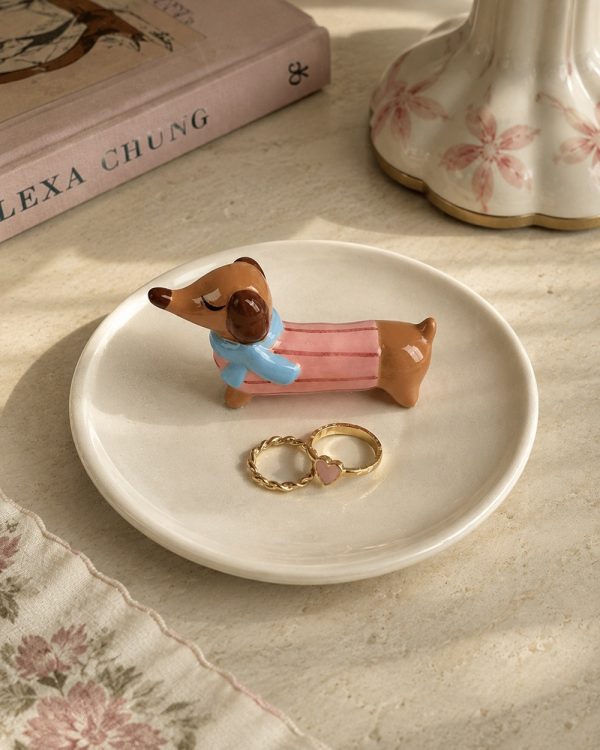 Dachshund Ceramic Trinket Dish