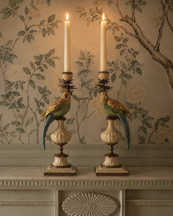 palm-grove-porcelain-parrot-brass-candle-holder-pair-8