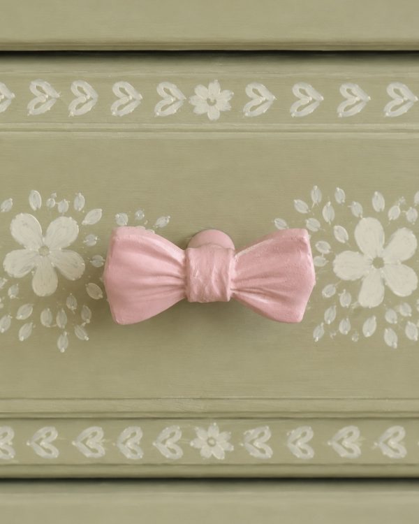 Pink Bow Drawer Knob