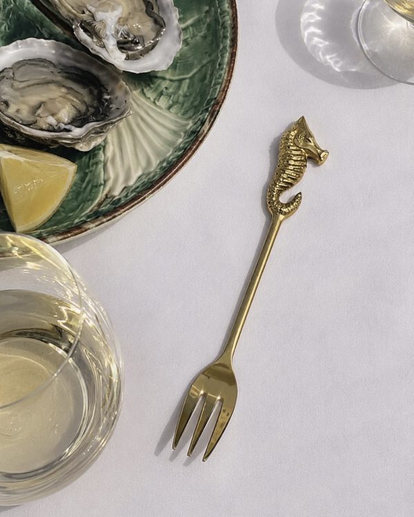 Seahorse Brass Fork