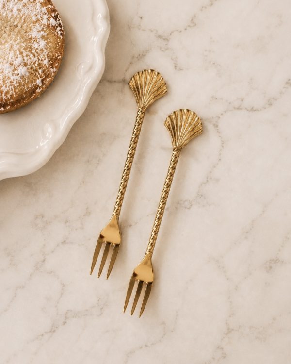 Seashell Brass Fork