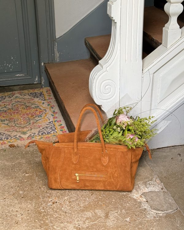 Suede Rive Tote Bag