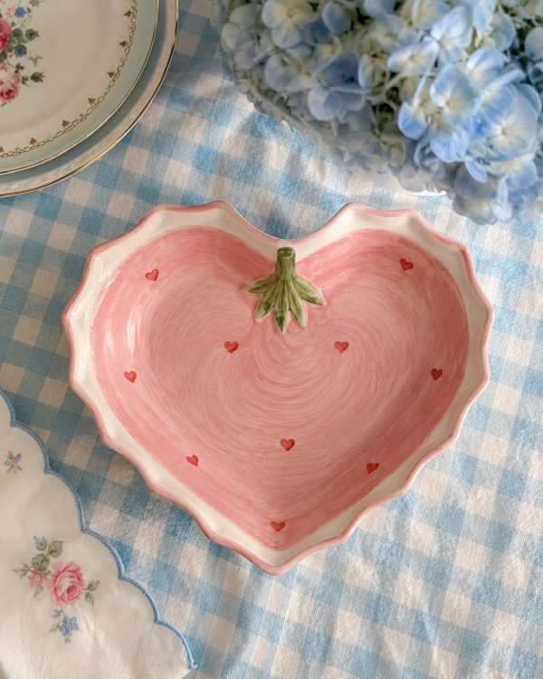 Wild Strawberry Ceramic Bowl